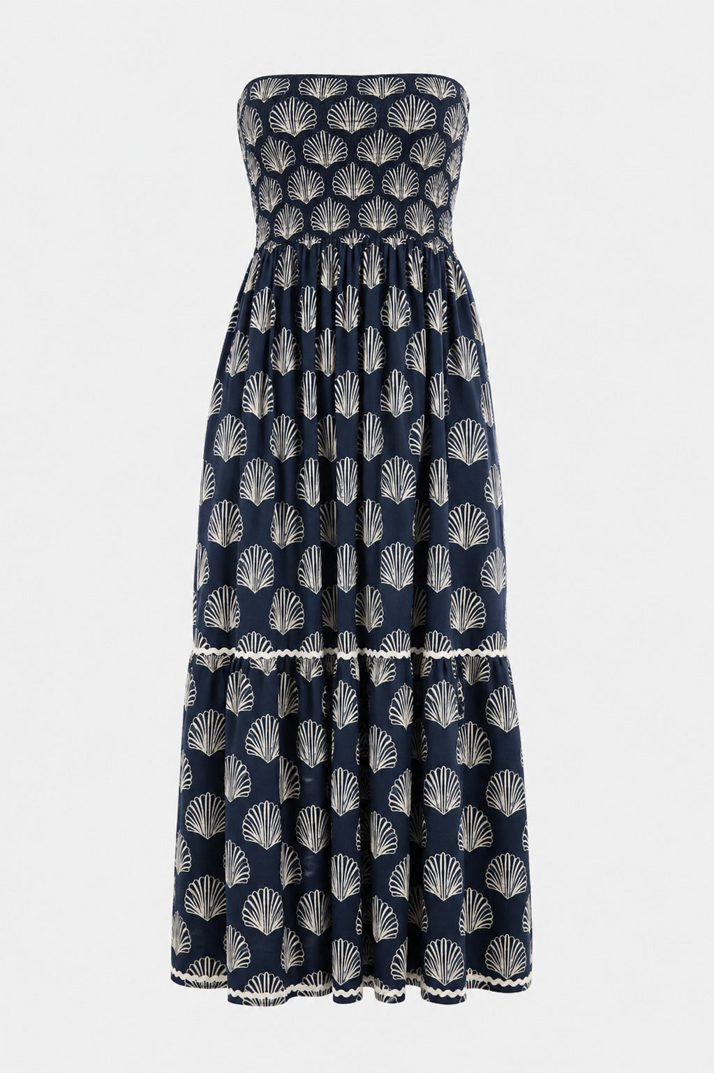 Noir Bloom Halter Maxi Dress
